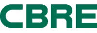 Logo du client CBRE, expert mondial en immobilier commercial