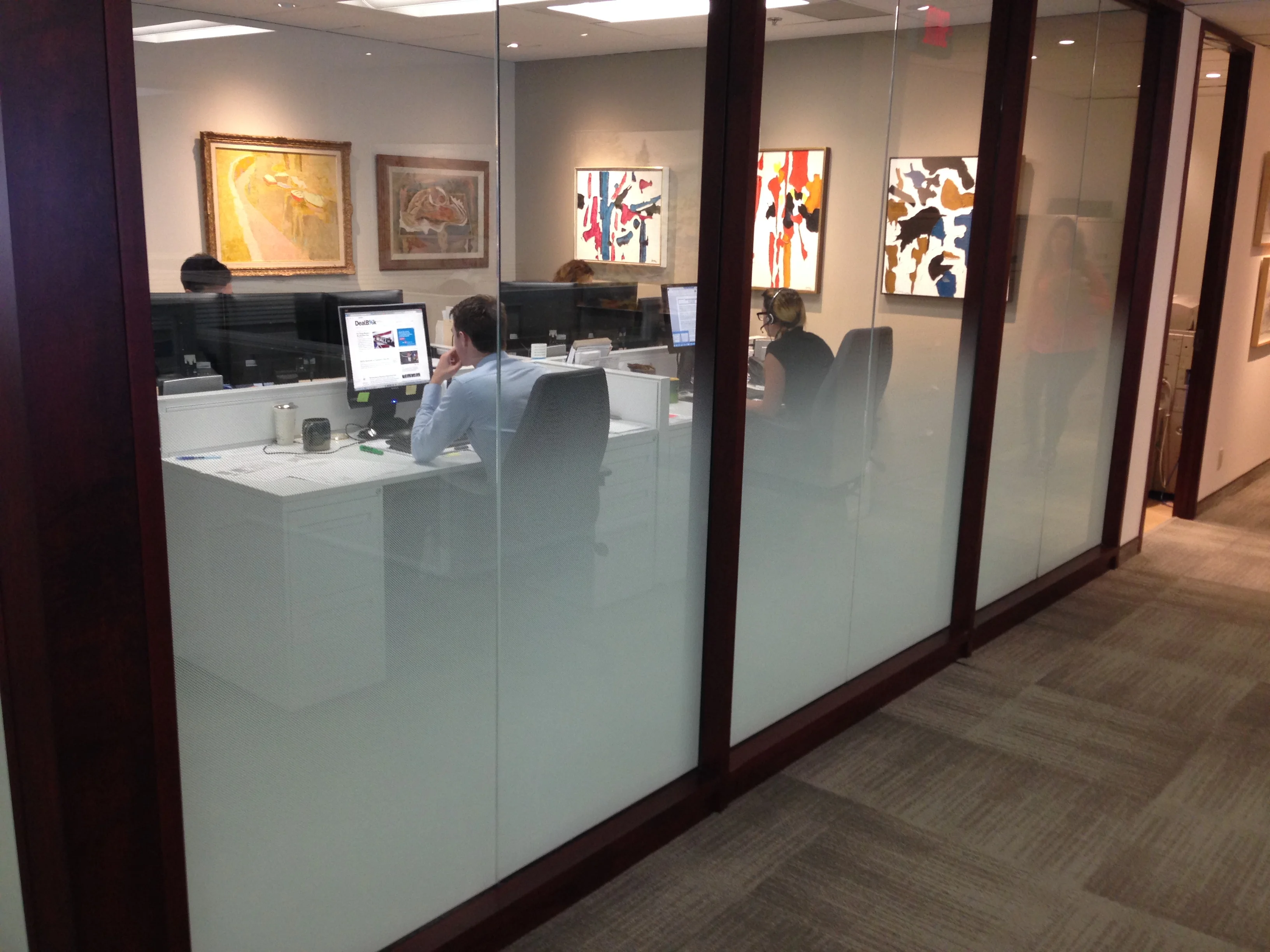 Image d'une installation d'une pellicule givré