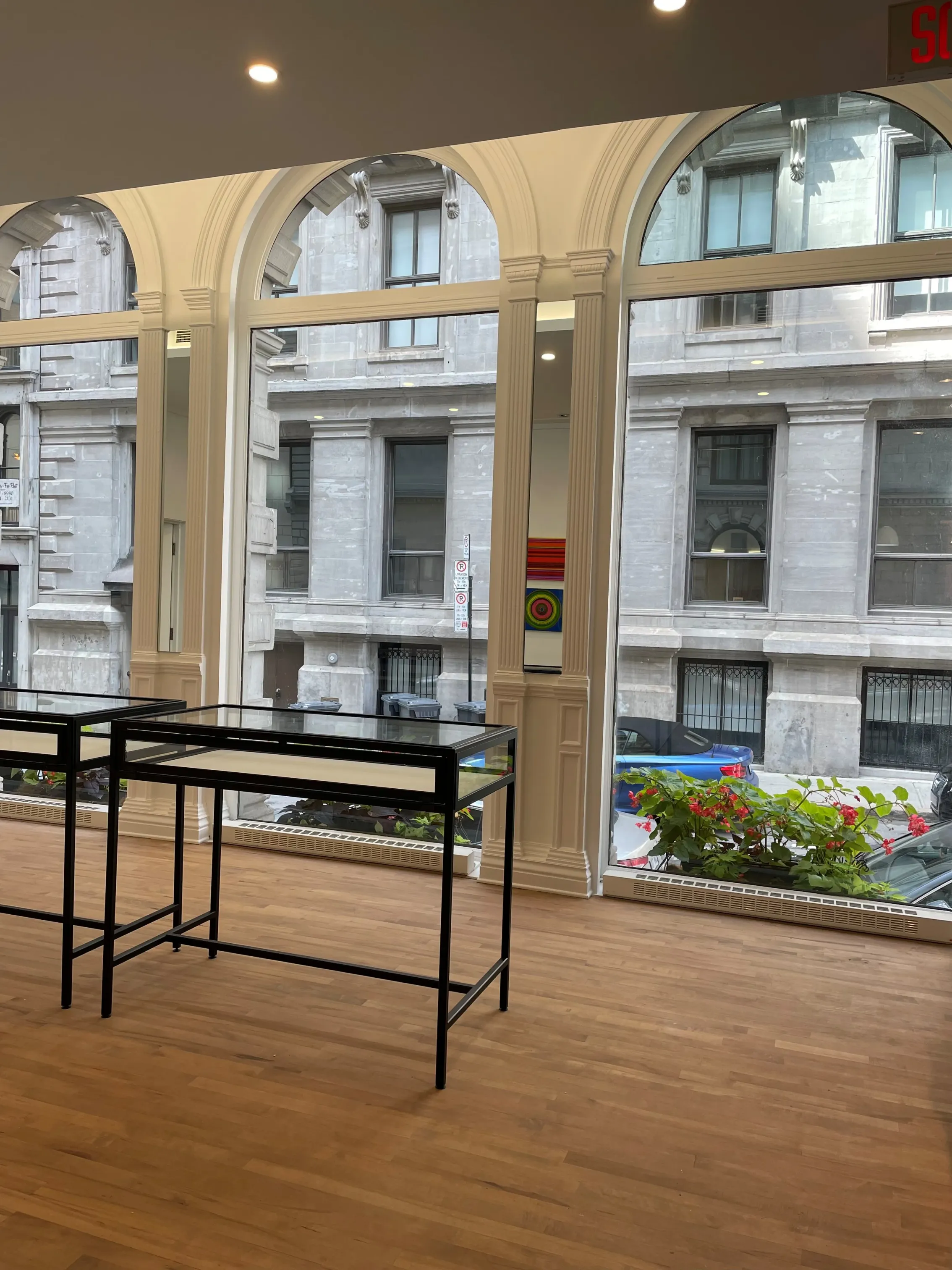 Image of a security film installation