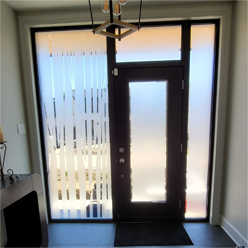 Plusieurs types de pellicules décoratives